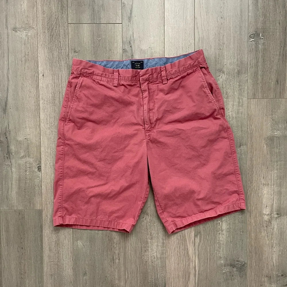 J. Crew Light Red Shorts Size 32